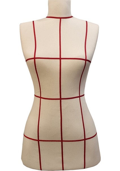 Kılavuz Çizgili 38 Beden Sünger Iğne Batabilen Keten Kumaş Terzi Mankeni Prova Mankeni indirimleri