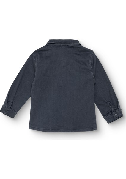 Erkek Bebek Cool Boy Gömlek Denim Modelli Yaka Uzun Kol fiyatları