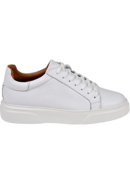Hakiki Deri Erkek Spor Ayakkabı PLM-021 Beyaz fiyatları