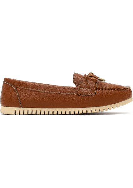 Kadın Taba Tokalı Loafer 25AFE1451FT