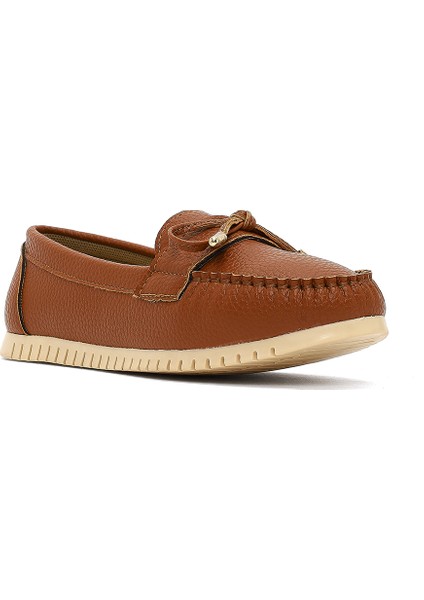 Kadın Taba Tokalı Loafer 25AFE1451FT
