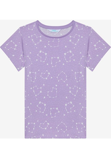 Kız Çocuk Heart Star 2li Çok Renkli Pijama Takımı