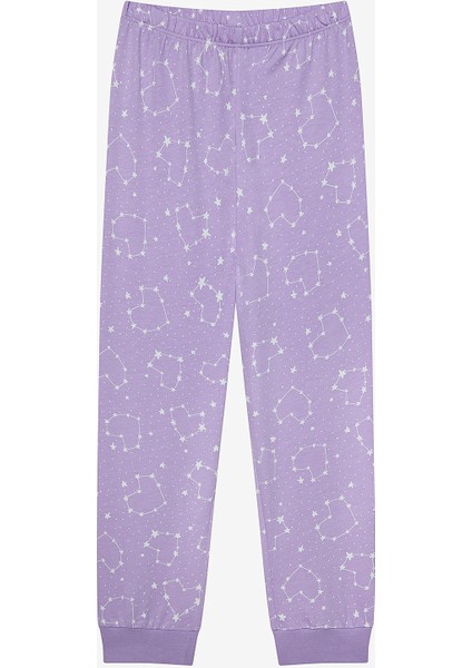 Kız Çocuk Heart Star 2li Çok Renkli Pijama Takımı