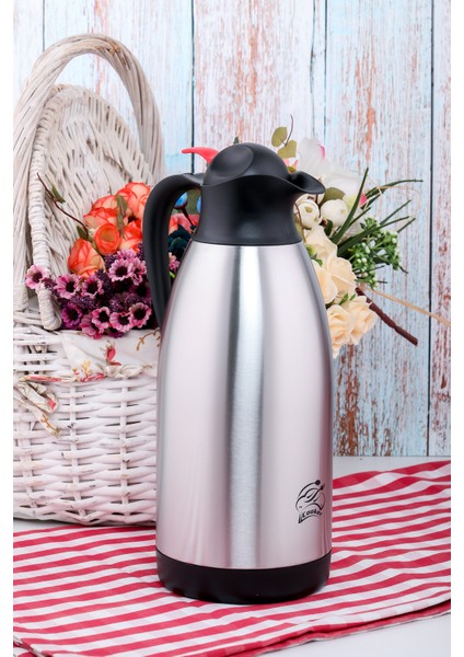 CKR-2036 2.5lt Sürahi Çelik Termos (5263)