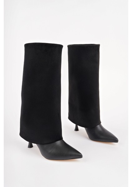 Catie Süet Sivri Burun Ince Topuklu Kadın Çizme indirimleri