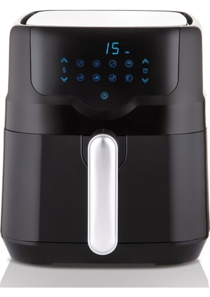 Siyah Yağsız Fritöz 450W Hızlı ve Lezzetli Pişirme fırsatları