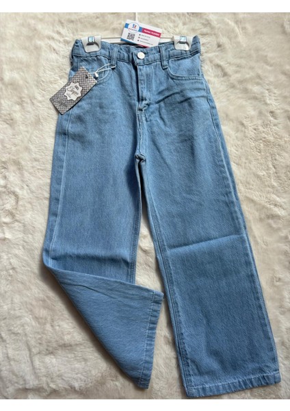 Beli Kemer Takılabilen Palazo Eleysa Kot Pantolon