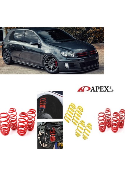 Vw Golf 6 2009-2012 Apexi 4.5 cm Spor Yay