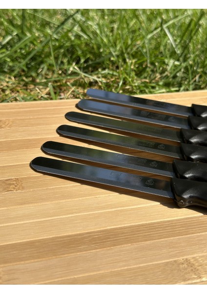 Siyah Set- 6'lı Meyve Bıçağı+1 Sebze Bıçağı fırsatları