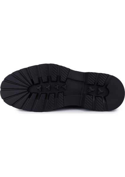 Erkek Hakiki Deri Siyah Loafer Ayakkabı 668 1204 Erk Ayk SK25-26 Nero fırsatları