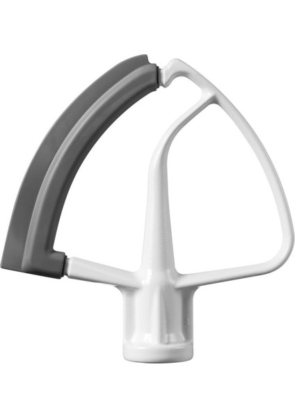 Beyaz Esnek Kenarlı Düz Çırpıcı, 4,3 ve 4,8 L Stand Mikser Için Uygun