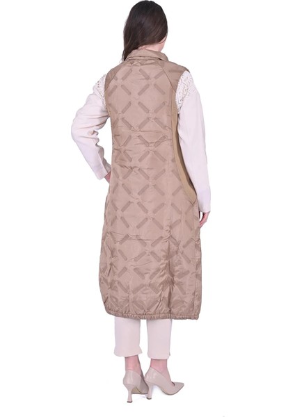 Pervane Kapitone Yelek 6916 Sutlu Kahve fiyatları