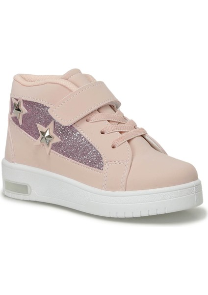 Calı.p1 P 4pr Pudra Kız Çocuk High Sneaker
