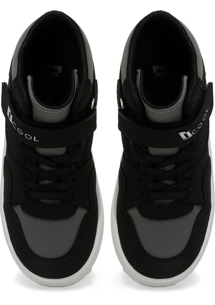 Assonı F 4Pr Siyah Erkek Çocuk High Sneaker