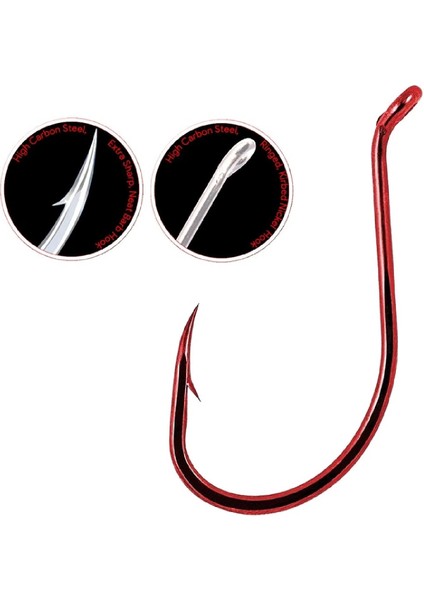 9950 Octopus Beak Red Büyük Beden Olta Iğnesi No:4/0 fiyatları