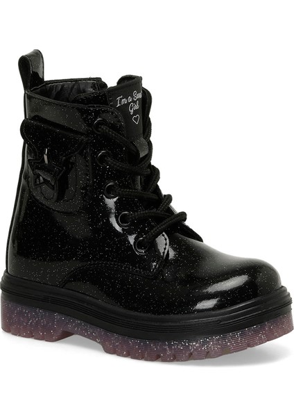 Lopan.P 4Pr Siyah Kız Çocuk Sneaker Bot