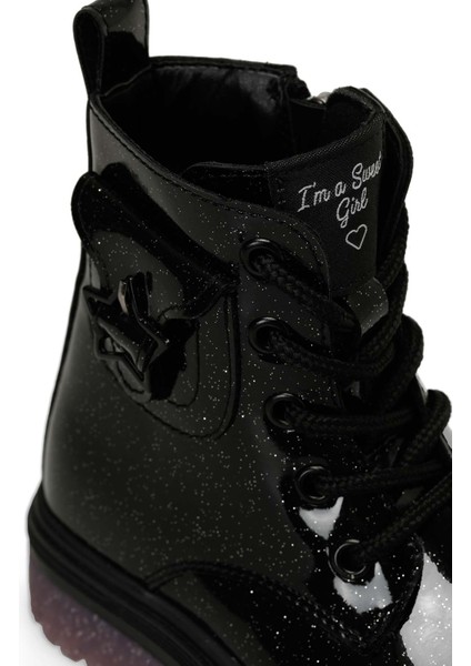 Lopan.P 4Pr Siyah Kız Çocuk Sneaker Bot