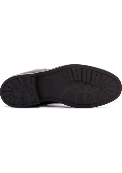 Kadın Kahverengi Fermuarlı Deri Casual Bot 25WFD550018 indirimleri