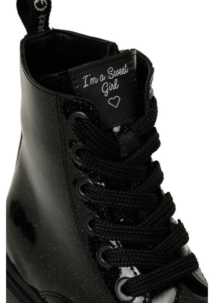 ALESSIA.F 4PR Siyah Kız Çocuk Sneaker Bot