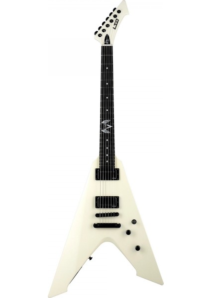 James Hetfield Signature Vulture Olympic White Elektro Gitar fiyatları