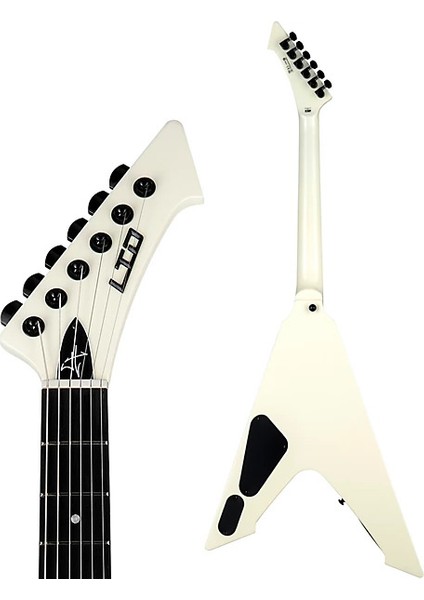 James Hetfield Signature Vulture Olympic White Elektro Gitar fırsatları