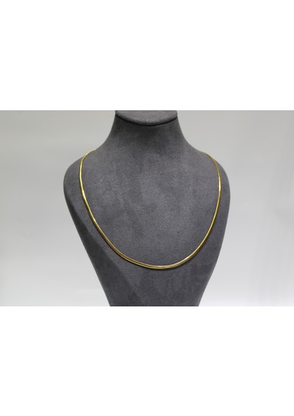 14 Ayar Altın Balık Sırtı Modeli Kolye