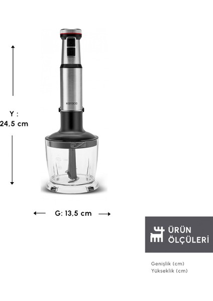 Hız Ayarlı 1300W El Blender Seti, Güçlü ve Kullanışlı, Kolay Kullanım Sağlar. fiyatları