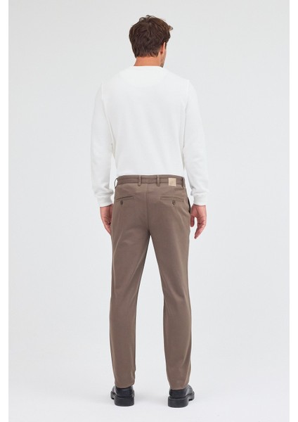 Haki Yan Cep Düz Paça Pamuklu Slim Fit Chino Casual Pantolon 1003255155 fırsatları