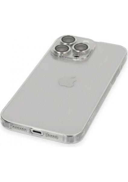 iPhone 13 Pro Max Kılıf Luko Lens Silikon - Gümüş fırsatları