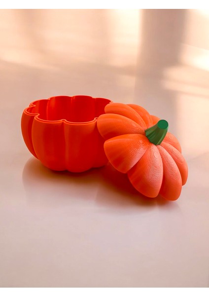 Bal Kabağı Desenli Dekoratif Turuncu Kase – Şık Ev Dekorasyonu fiyatları