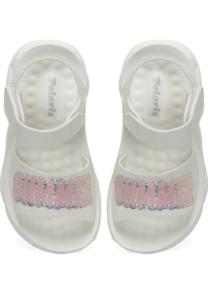 RİVNE.P4FX Beyaz Kız Çocuk Sandalet