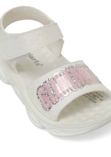 RİVNE.P4FX Beyaz Kız Çocuk Sandalet