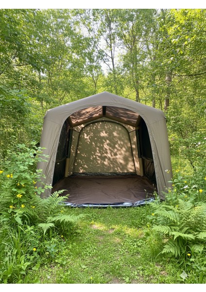 Fischer 8-10 Kişilik Baca Çıkışlı Fresh&black Şişme Çadır 290X290X220CM