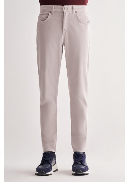 Taş Rengi Casual Slim Fit 5 Cep Düz Paça Pantolon 1003255321