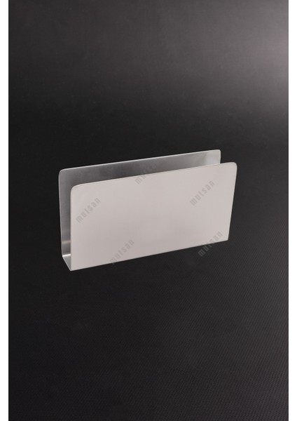 Paslanmaz Çelik Dikdörtgen Peçetelik - Çok Amaçlı / Masaüstü Dekoratif Peçetelik - 13 x 7cm modelleri