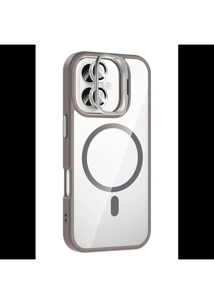 Apple iPhone 16 Plus Remim Lensli Magsafe Standlı Kapak