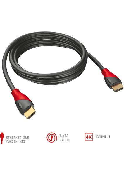 Gxt 730 1.8m 4K Ps4 ve Xbox Uyumlu HDMI Kablo fırsatları