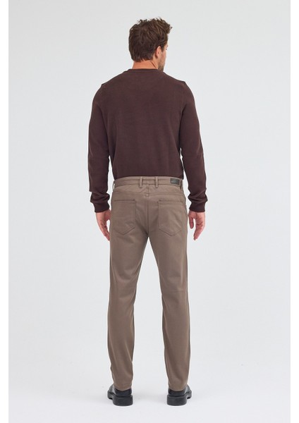Haki 5 Cep Düz Paça Pamuklu Slim Fit 5 Cep Casual Pantolon 1003255154 indirimleri