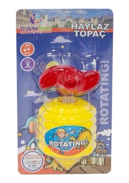 Can Ali Işıklı Topaç Haylaz Topaç Eğlenceli Çocuk Oyuncağı