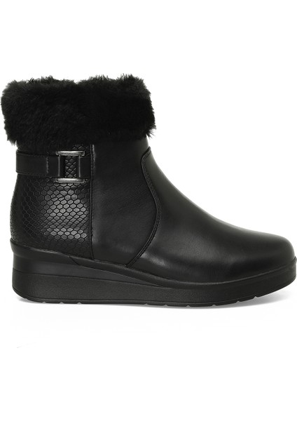 166605.Z4PR Siyah Kadın Dolgu Topuk Bot