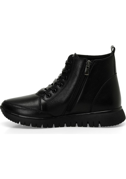 105304.Z4PR Siyah Kadın Düz Bot