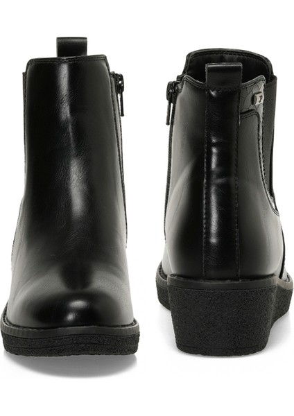 166607.Z4PR Siyah Kadın Dolgu Topuk Bot