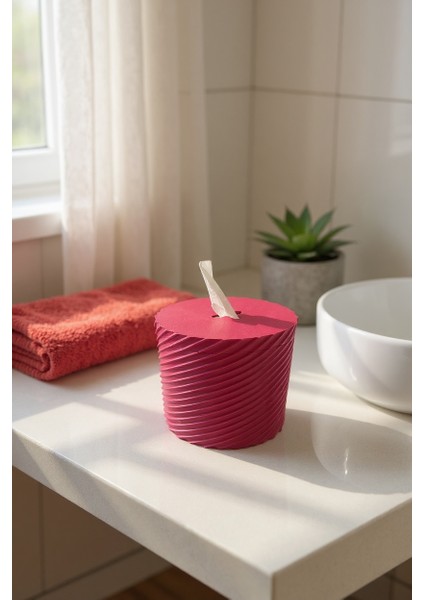 Şık ve Modern Mürdüm Peçetelik - Banyo, Mutfak ve Ofis Için Tasarım Peçetelik