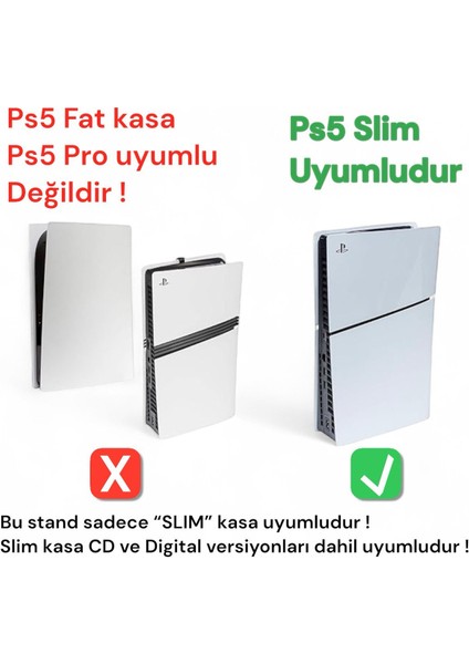 Playstation 5 Slim Duvar Standı ve Şarj Istasyonu Standı Ps5 Duvar Standı Gaming Aksesuar fiyatları