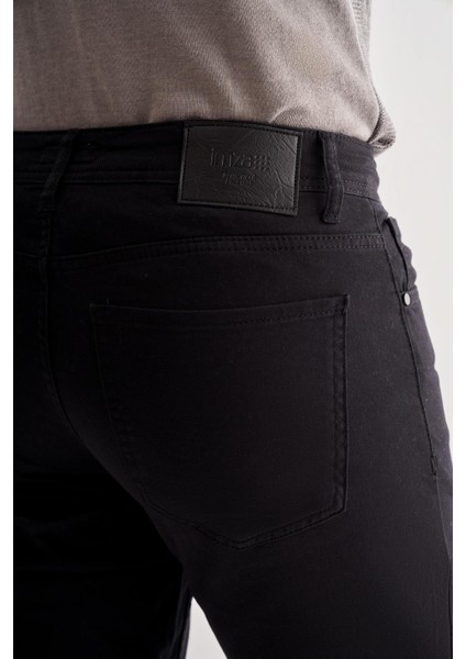 Siyah Casual Slim Fit 5 Cep Düz Paça Pantolon 1003255320 indirimleri