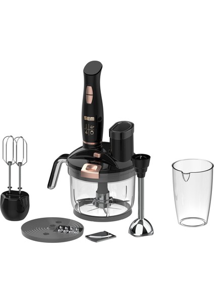 Pembe Çok Fonksiyonlu 1500W Blender Seti SK-234 Problade