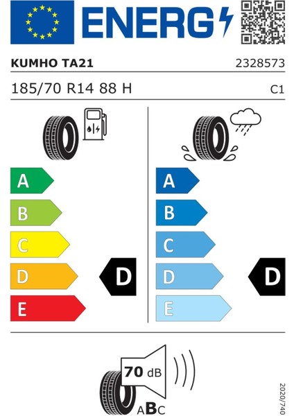 185/70R14 88H Solus TA21 2025 Yaz Lastiği fiyatları