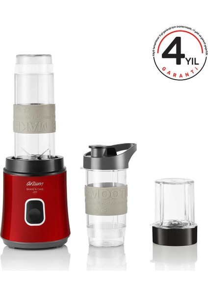 Kişisel ve Pratik Mini Blender, Nar Rengi, Sağlıklı Içecekler Için Ideal