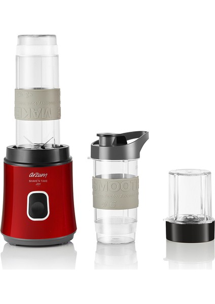 Kişisel ve Pratik Mini Blender, Nar Rengi, Sağlıklı Içecekler Için Ideal fırsatları