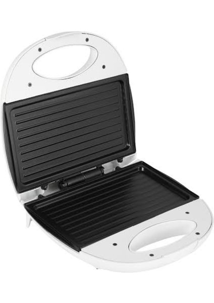 Mini Tost Makinesi, Çift Yönlü, 1 Kademe, 50/60 Hz, Beyaz